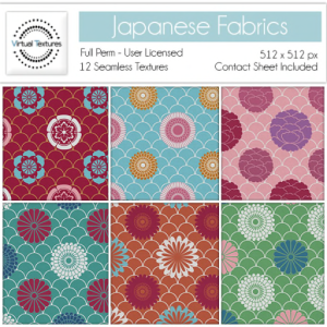 J 01) Japanese Fabrics by Virtual Textures